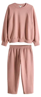 Produktbild von THE SET Damen Oversize Fit Sweatshirt mit Raglanärmeln und Jogginghose mit Barre