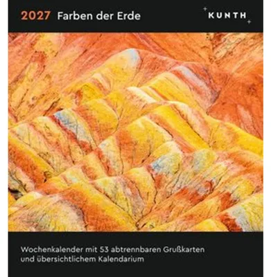 Obrázok produktu pre Farby zeme – Kalendár pohľadníc KUNTH na rok 2027