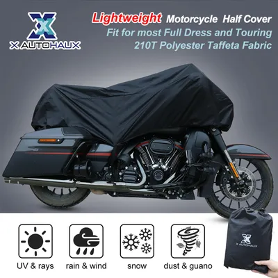 Image de Moto Demi couverture De plein air Protecteur UV imperméable à la poussière de pluie XL noir