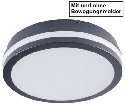 Produktbild von Kanlux 33345 BENO LED Deckenleuchte 24W 4000K Neutralweiss IP54 Sensor