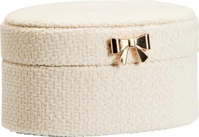 Zdjęcie produktu dla Szkatułka na biżuterię z kokardą, 12 x 6,5 x 10 cm