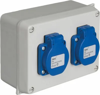 Obrázek produktu pro Zásuvková krabice Solera 816-5 Vodotěsná 15,3 x 10 x 6,5 cm 250 V 16 A IP54
