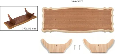 Produktbild von Modellständer für Schiffsmodelle aus Holz, unlackiert