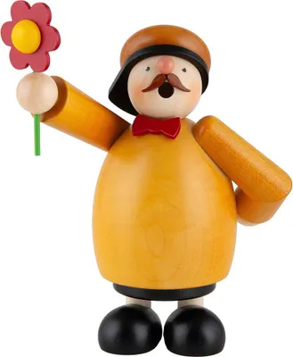 Produktbild von Gratulant (14cm) Räuchermann von Dregeno Seiffen