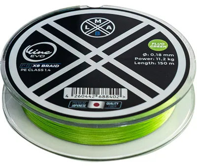 Productafbeelding van O-Line Evo PE X8 (Fluorescerend groen)