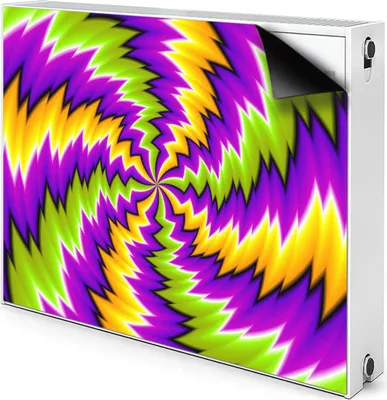 Obrázok produktu pre Magnetický kryt radiátora Kryt radiátora 90x60 cm - Abstraction, Swirl