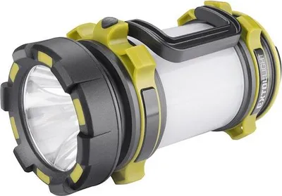 A product shot of a flashlight.