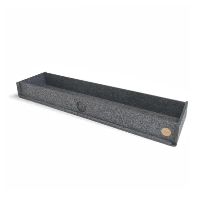 Produktbild von Aufbewahrungsbox CARGA Filz 16,5 x 63 x 6,5 cm ohne Deckel in anthrazit meliert
