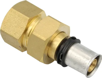 Produktbild von Pressfitting Verschraubung 16x2 mm 3/4 Zoll IG TH Kontur Verbundrohr