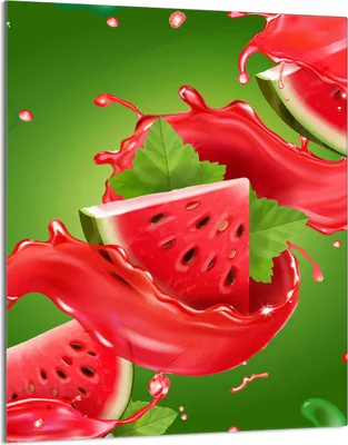 Produktbild von Glasschneidebrett 40x52 Wassermelone