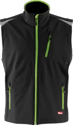 Produktbild von Fortis Weste Herren 24 Gr. S schwarz/limegreen