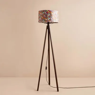 Immagine prodotto di Opviq, AYD-3461, Lampade da terra, Multicolore, Tessuto, 21 x 21 x 140 cm