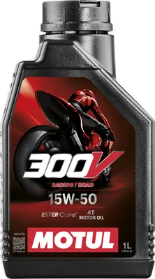 Zdjęcie produktu dla MOTUL 300V Factory Line Road Racing 4T Motorenöl - 15W50 1 l