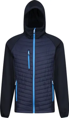 Produktbild von Regatta - Hybridná pánska bunda "Navigate" RG9341 (XL) (Navy blue/Grey blue)