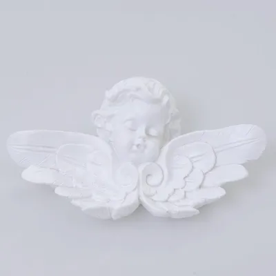 Produktbild von Engel mit Flügeln - weiß - ca.14 x 7 cm - A 49600W