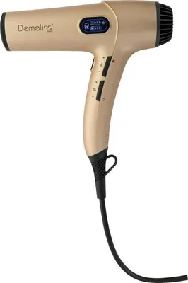 Obrázok produktu pre Fén Demeliss PRO SERIES, difúzor, tichý, motor BLDC, zlatý