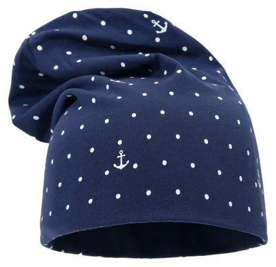 Produktbild von Leoberg Kinder Beanie Mütze Mädchen Jungen - Uni Kinderbeanie in 103138-Blau-4