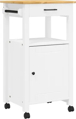 Immagine prodotto di Carrello da cucina MONZA 48x40x90 cm in legno massiccio di pino