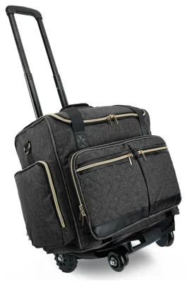 Immagine prodotto di Solidchoice - Trolley da viaggio a 4 ruote, progettato per il comfort e con spazio dedicato al laptop