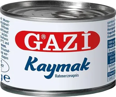 Produktbild von Gazi Kaymak 24x 155g Rahmerzeugnis Rahmprodukt Schichtsahne 23% Fett Kuhmilch