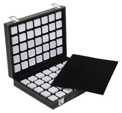 Produktbild von Schmuckaufbewahrung - Ringbox & Displaybox - Tragbar - ABS-Kunststoff - Für Ringe und Kleinteile - Professionelle Präsentation