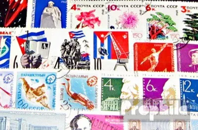 Produktbild von Briefmarken Sowjetunion 100 verschiedene Sondermarken