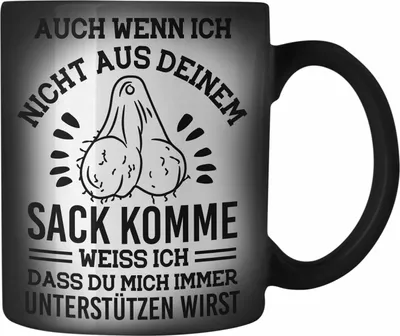 Produktbild von Trendation - Stiefpapa Farbwechsel Zauber-Tasse Spruch Geschenk Lustige Sprüche Stiefvater Geschenk Geburtstag Geburtstagsgeschenk (Schwarz)