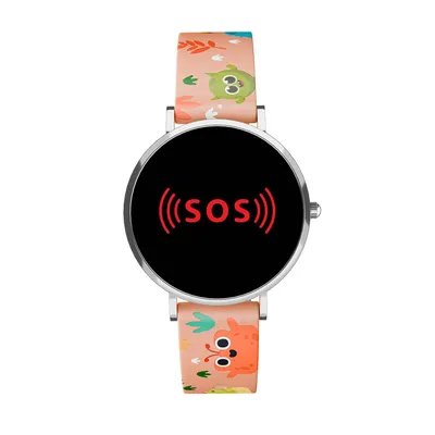 Produktbild von SMARTWATCH XCOAST KIDS LINO-Time Pink - AMOLED Display, 6.9mm Gehäusehöhe, IP68 Wasserdicht, 6 Tage Akkulaufzeit, Spiele und Telefonfunktion
