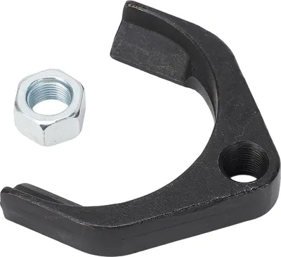 Imagen del producto de Herramienta para la extracción de juntas homocinéticas (CV) de 63 mm, utilizada para ejes de transmisión de vehículos de tracción delantera. Incluye un accesorio para poleas del eje delantero y una herramienta para la extracción de la junta homocinética interior, compatible con martillos que tengan rosca de 5/8inx18