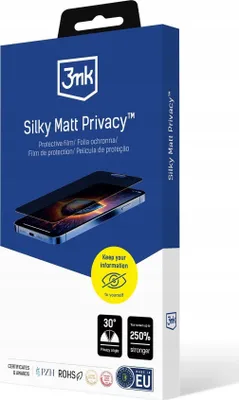 Image de Protecteur d'écran de confidentialité 3mk Silky Matt Privacy pour Google Pixel 9