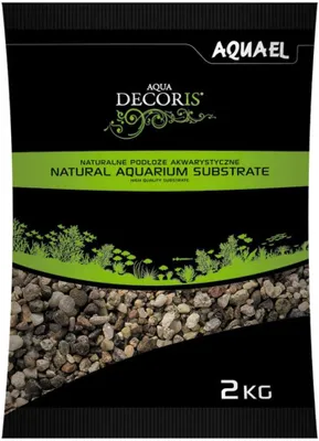 Imagen del producto de Aquariumgrind - grava natural de colores - granulado de 3-5 mm - 2 kg - sustrato para acuarios