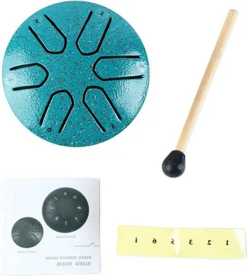 Immagine prodotto di Mini tamburo handpan a percussione a 6 note con bacchetta, adatto sia ai principianti che ai musicisti esperti