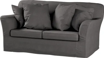 Produktbild von Dekoria Bezug für Tomelilla 2-Sitzer Sofa nicht ausklappbar, dunkelgrau, Sofahusse, Tomelilla 2-Sitzer