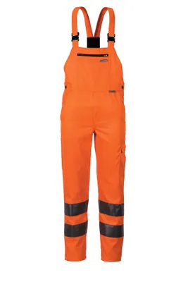 Produktbild von Planam Warnschutz Latzhose uni Gr. 60 orange
