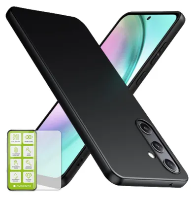 Image de Étui en silicone pour Samsung Galaxy A55, étui en verre H9
