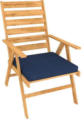Image de POKAR coussin de banc avec housse amovible, couleur:bleu foncé, taille:60x60