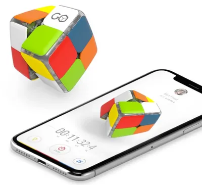 Image de GoCube 2x2 - Le cube 2x2 connecté qui permet d'apprendre à résoudre le cube. Stem Puzzle Activé par une application adaptée à tous les âges et à toutes les capacités. Application e.