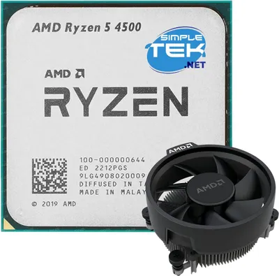 Immagine prodotto di Amd Ryzen 5 4500 Processore Cpu Am4 Con Dissipatore Senza Gpu Integrata