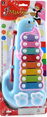 Produktbild von Kinder Xylophon Glockenspiel Musikinstrument Bunt 8 Töne Musikalische Früherziehung