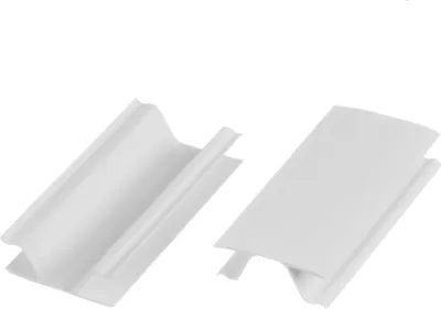 Produktbild von HOLZBRINK Eckverbindung Sockelblende Sockelleiste für Einbauküche 150mm Höhe Weiß Hochglanz - HBK15
