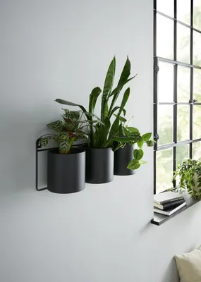 Obrázek produktu pro Nástěnný květináč „Modern“, květinový koš, zahradní koš, květinový koš, květináč