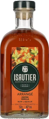 Produktbild von Isautier Arrangé COFFEE VANILLA Rum Liqueur 40% Vol. 0,5l
