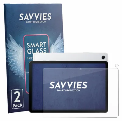 Produktbild von 2x Savvies Schutzglas Folie für Samsung Galaxy Tab S10 Lite (Display+Kamera) 9H Panzer Schutzfolie Glas Displayschutz klar transparent