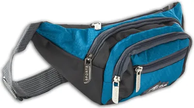 Produktbild von Bag Street Nylon Damen Herren Bauchtasche Gürteltasche blau 33x14x10 inkl. Feeanhänger D2OTJ507B