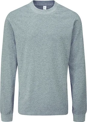 Immagine prodotto di Mantis M06 | Essential Heavy T manica lunga da XS a XXL - Colore: Heather Grey Melange - Taglia: XL
