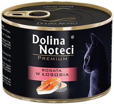 Immagine prodotto di Dolina Noteci Premium Cat Rich in lattina di salmone 185g