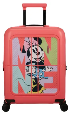 Produktbild von American Tourister Dashpop Disney, Karre, Harte Schale, Rot, Minnie Pop Letters, Kabine, 4 Rad/Räder