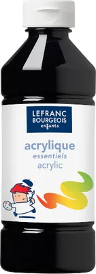 Zdjęcie produktu dla Farba akrylowa w płynie ColArt Black, 500 ml