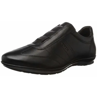 Zdjęcie produktu dla Geox SYMBOL buty męskie - eleganckie loafersy - niskie buty czarne eleganckie NOWOŚĆ