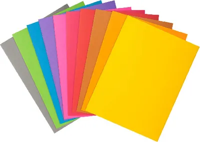 Produktbild von Exacompta 10x 50er Packung Aktendeckel BAHIA 220g A4 - Farben sortiert - 210500E
